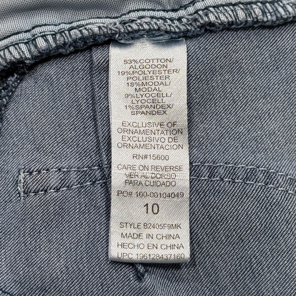 🔥 EUC Democracy “Ab”solution Crop Jeans — Light Wash — Sz 10 - Picture 2 of 6